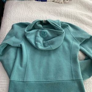 Light blue lululemon zip up